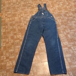 Pointer Blue Denim Overalls Boys Size 16